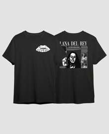 Unisex Basic T-Shirt Lust Of Life Lana Ultravioence Sadness Pop - 黑色 - 查看 2