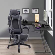 LILIIN 50x120x73 Cm Gaming Table, Without Tray Table/With Tray Table, Corner Desk 1.5 Cm Thick MDF Board And Steel, L-Shaped Computer Table Ergonomic And Scratch-Resistant, Desk With Spacious Work Surface