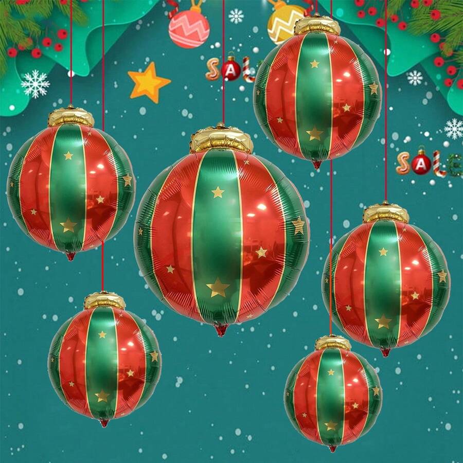 23 件圣诞主题风车、拐杖糖装饰气球 - 風車拐杖 - 查看 1