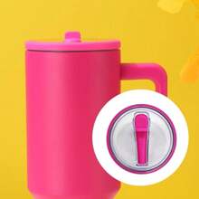 Ngẫu nhiên 1 nắp ống hút lật thay thế cho cốc 40 Oz, nắp ống hút thay thế, nắp cốc tái sử dụng, nắp cốc chống tràn, chống bắn nước - nhiều màu - Xem 8