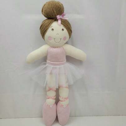 Boneca Bailarina 50cm saia com tules e estampas variadas brinquedo e decorações