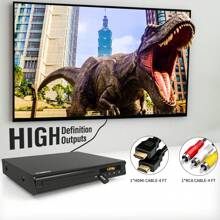 DVD Player Home Audio Video Equipment USB Interface Black 100‑240V - 查看 4