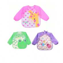 1/3/6 Packs Kids Art Smock Long Sleeve Waterproof Painting Apron For Kids Paint Clothes Artist Aprons Art Supplies