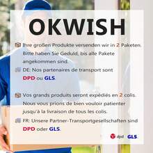 Okwish Upholstered Bed 90*200cm With 2 Drawers, 140 * 200 With 4 Drawers, With Storage Space And LED Lights, Made Of Linen Single Bed Children's Bed Youth Bed Guest Bed