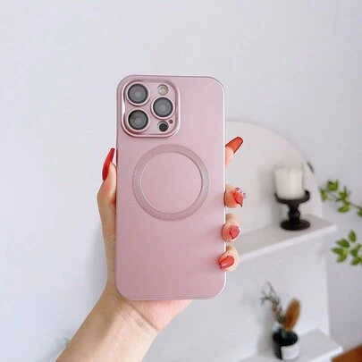 兼容 16 粉色磁性手机壳 兼容 15/15Plus/15Pro/15Promax