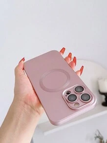 Compatible With IPhone 16 Pink Magnetic Phone Case Compatible With IPhone 15/15Plus/15Pro/15Promax - Rose Gold - View 4