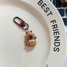 Cute Capybara Keychain - Resin Cartoon Animal Charm, Suitable For Bags And Backpacks, Perfect Birthday Gift - Multicolor - View 13