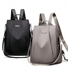 Anti Theft Backpack Women Backpacks Multifunctional Travel Backpack - 黑色 - 查看 2