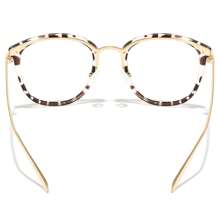 Cyxus Lentes para Computadora Hombres y Mujeres Anti Luz Azul Lente Antireflejant Bloqueo UV Antifatiga Anteojos - Marrón - Ver 5