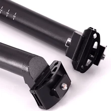 Bicycle Bike Seat Post MTB Mountain Road Seatpost Tube Aluminum 25.4/27.2/28.6MM - Black - View 8