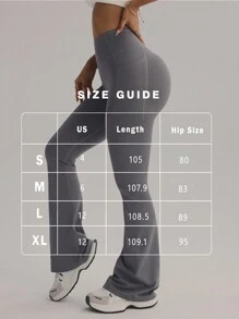 FWH Versión de alto rendimiento, pantalones acampanados adelgazantes de cintura alta con bolsillos secretos | Ropa deportiva retro para el gimnasio, cintura moldeada + levantamiento del trasero, cintura antideslizante + bolsillos ocultos | Perfecto para yoga y uso diario, pantalones acampanados de cintura alta para todo tipo de cuerpos, look retro y elegante de ropa deportiva, pantalones de yoga acampanados de cintura alta