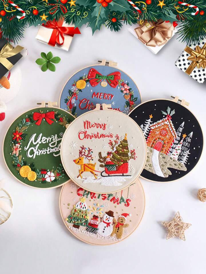 新品　オルセー美術館の時計　オーナメント　グッズ　　未使用　ハンドメイド　刺繍 ハンドメイド クリスマス 刺繍オーナメント セット