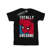 Marvel Mens Spider-Man Totally Awesome T-Shirt (Black)