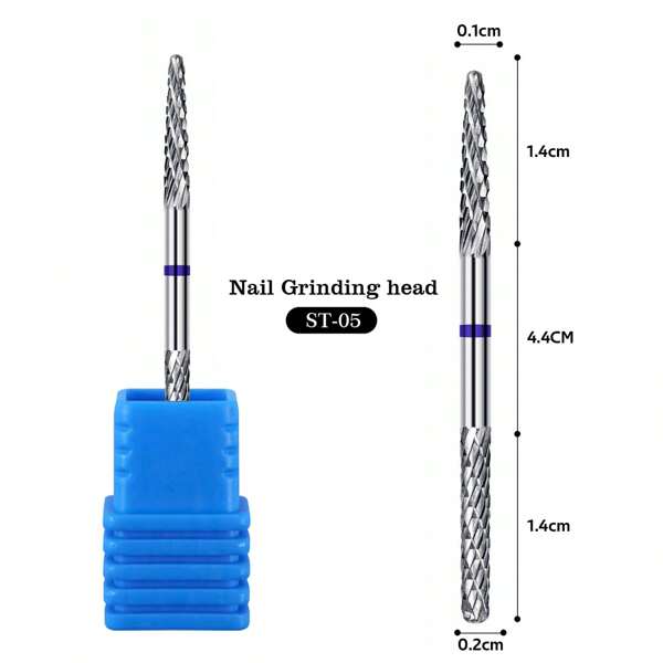 Embouts de lime à ongles double face, fraise céramique rotative électrique pour manucure, retrait de vernis gel, limes à ongles, pédicure