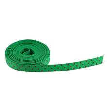 5Yard/Roll Christmas Grosgrain Ribbon Snowflake Christmas Tree Wrapping Ribbon Soft Craft Ribbon Christmas Polyester Satin Ribbon Hair Bow Clip Accessory For Christmas DIY Craft Decor - Multicolor - View 11