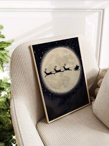 1 tấm áp phích in vải canvas Giáng sinh, ba chú nai con và ông già Noel dưới ánh trăng, tranh treo tường nghệ thuật, tranh treo tường phòng tắm, phòng ngủ, văn phòng, phòng khách, trang trí tường nhà Giáng sinh, trang trí Giáng sinh không có khung, trang trí XMAS, cây thông Noel, quà tặng, trang trí nhà, lễ tạ ơn, đám cưới, trang trí nhà, trang trí mùa thu, trang trí mùa thu, trang trí sinh nhật làm quà tặng, đồ dùng cho bữa tiệc, trang trí lễ hội trong nhà, trang trí Halloween, trang trí tường, đồ trang trí Halloween - Nhiều màu - Xem 4