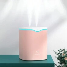 2L Ultrasonic Air Humidifier Cool Mist Steam Purifier Aroma Beauty LED Lights UK - Pink - View 4