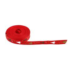 5Yard/Roll Christmas Grosgrain Ribbon Snowflake Christmas Tree Wrapping Ribbon Soft Craft Ribbon Christmas Polyester Satin Ribbon Hair Bow Clip Accessory For Christmas DIY Craft Decor - Multicolor - View 10