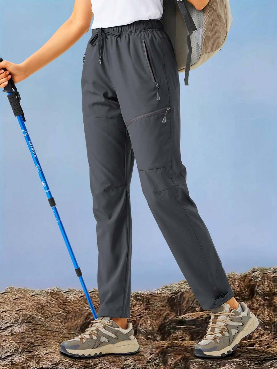 ZUTY 女士徒步裤，速干、轻便、耐穿，弹性腰带，适合所有季节，工装裤