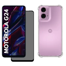 Moto G24 KIT | 3D Privacy Film | Cover - 反間諜 - 查看 1