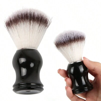 Men's Wooden Handle Beard Scraper, Facial Cleansing Tool, Beauty Set Shaving Brush, Suitable For Professional And Household Use, It Is The Ideal Gift For All Shaving Tools, An Advanced Accessory For Men's Facial Grooming