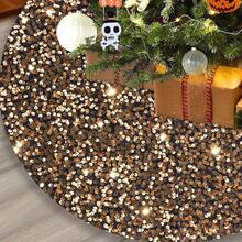Christmas Decoration 1 PC Christmas Tree Skirt Decorations Round Tree Base Home Farmhouses Office Decors