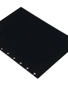 Smart Notebook, Plain Black Refill Sheet - 大尺寸(20x27 公分)*** 檢查尺寸 *** - 查看 3