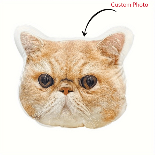 Regalos ideales para fiestas - Almohadas con formas personalizadas para mascotas, personas, Navidad y, Almohadas con fotografías con formas personalizadas de mascotas, impresión a doble cara, Almohadillas de apoyo lumbar personalizadas para sofás y decoración de dormitorios