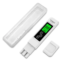 NJTY 1pc A5 Portable Water Quality Tester, 3-In-1 TDS Meter, EC Meter And Thermometer, Measurement Range 0-9999ppm, Precise And Reliable, High-Precision Backlit LCD, Ideal For Drinking Water, Aquarium, Hydroponics And Other Water Quality Testing, Comes With Carrying Case.