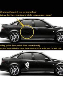 1pc New 3D Cute Cat Car Sticker Universal Self-Adhesive PVC Vinyl Racing Decal For Car, Home, Laptop - Kitten - View 4