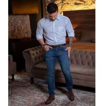 Versatile And Comfortable Men's Oxford Suede Dress Shoe - Cà phê nâu - Xem 8