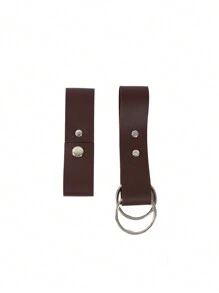 Bộ 6 túi thắt lưng thời Phục Hưng đích thực phong cách Viking thời Trung cổ bằng da giả đựng thuốc, váy đi bộ đường dài, giá đỡ Halloween - màu nâu - Xem 5