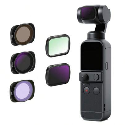 MECORIGHT MECO 适用于 Osmo Pocket 1/2/3 云台滤镜：UV 滤镜、CPL 偏光滤镜、GND 渐变滤镜、ND8/64/1000 中性密度滤镜、防光污染夜拍滤镜、偏振中性密度二合一滤镜