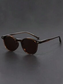 Montures de lunettes rondes en acétate faites à la main, de style classique de marque de haute qualité. Lunettes de vue rétro pour hommes. Accessoires de lunettes transparentes