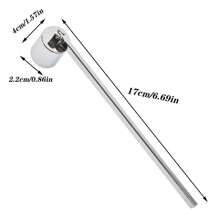 Stainless Steel Candle Accessory Set,Candle Wick Trimmer Cutter+Candle Snuffer Extinguisher+Wick Dipper+Storage Tray+Gift Package For Candle Lover (Multicolor) The Product Has Some Scratches &Chromatic Aberration - Multicolor - View 26