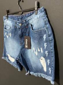 CVHM Jeans Men's Bermuda Jeans RAIO 100% Cotton CHM JEANS Player Shorts - 藍色 - 查看 5