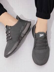 男士運動鞋 - 一腳蹬跑步網球運動鞋適合運動健身房室內戶外輕便透氣步行休閒運動鞋訓練鞋 Manfinity Basics