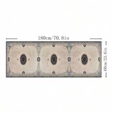 1 pieza Alfombra pasillo impermeable de imitación lana, felpudo no deslizante para pasillo, pasillo, entrada, uso doméstico