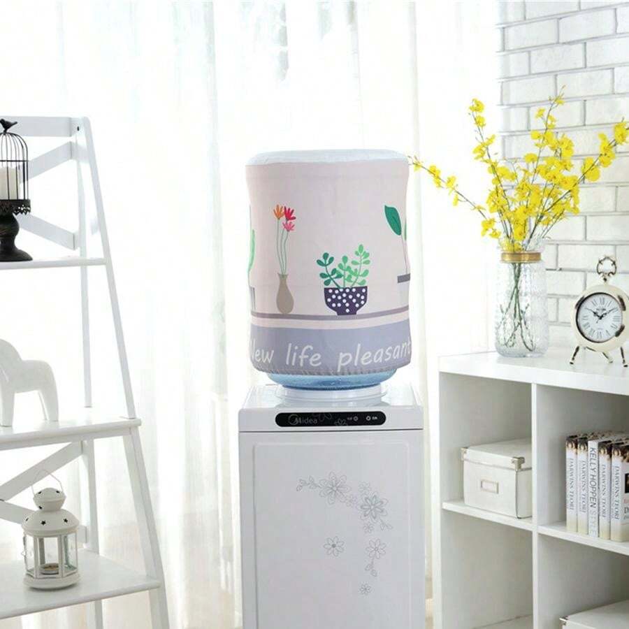 1pc Water Dispenser Bottle Dust Cover, Reusable Fabric Bottle Cap