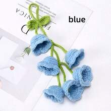 Easypie Selection 1 件编织花朵设计汽车挂件，铃兰吊坠，ins 羊毛花朵钩针钥匙扣包挂兰花铃兰，手工编织铃兰吊坠，可爱漂亮，适合女孩的汽车挂件，送给朋友的最佳礼物，毕业礼物，返校礼物，圣诞节装饰，情人节礼物，送给妈妈和爸爸的礼物，万圣节，感恩节，个性化礼物，生日礼物，新年礼物 - 鈴蘭花掛飾 - 查看 2