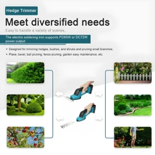 Recortadora de setos doméstica pequeña, podadora portátil, herramienta de poda redonda para bosques, cortacésped eléctrico manual miniportátil de dos en 1, recortadora de setos, adecuada para operaciones de jardín y céspedes, cortasetos, herramientas de jardín, herramientas de jardinería para el jardín