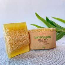 Kit 2 Calendula Soaps And Moisturizing, Soothing, Handmade Vegetable Loofah - Vàng - Xem 2