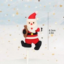 1 pieza/13 piezas Decoración de pastel de Navidad, Papá Noel, árbol de Navidad, Muñeco de nieve en forma de adorno suave de gel para decorar pasteles, Gorro de pastel de Navidad Fiesta de Navidad Decoración del hogar, Apto para reuniones familiares, fiestas de Navidad, cenas, decoraciones de cupcakes Decoraciones navideñas Decoración navideña Regalos de Navidad Suministros para fiestas de Navidad