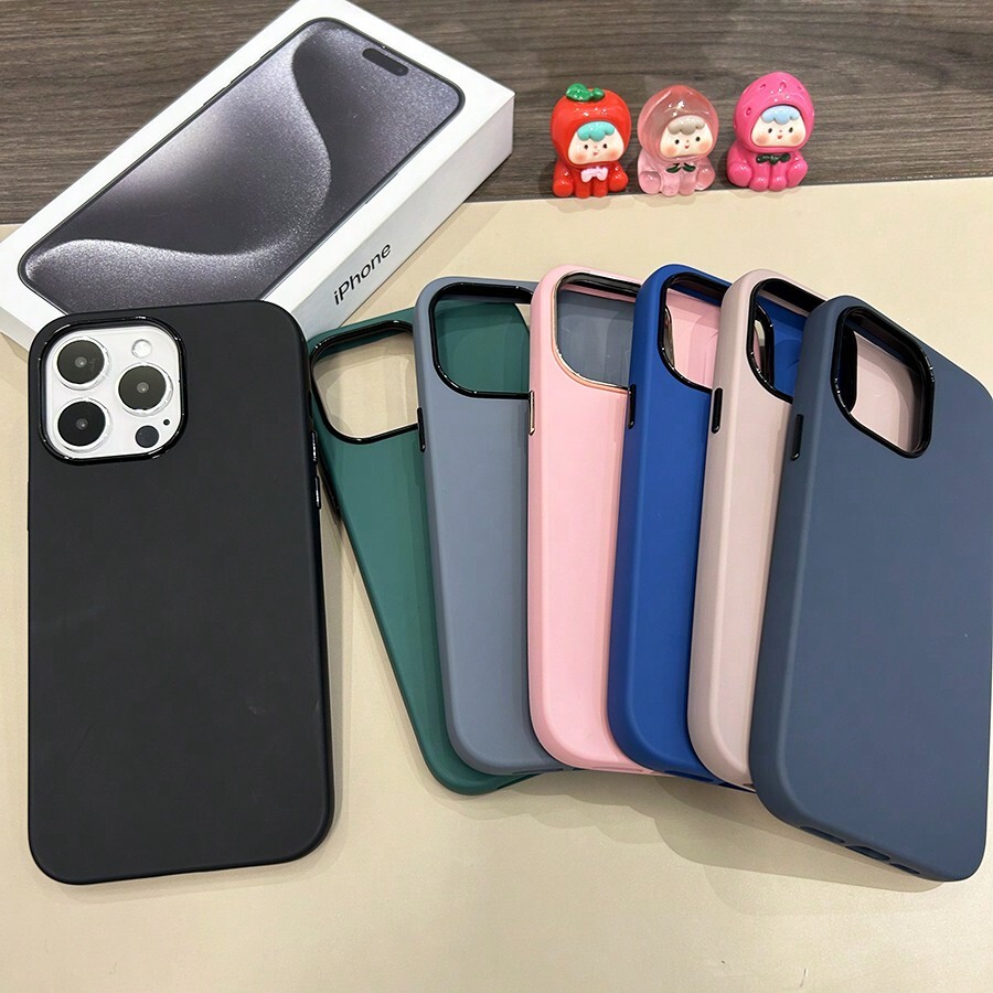 Capa Case iPhone 7 8 XS XR 11 12 13 14 15 Pro Max aveludada Premium