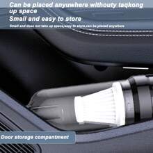 Powerful Car Vacuum Cleaner Wet/Dry Cordless Strong Suction Handheld Cleaning UK - Black - View 7
