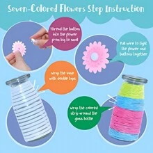 Kit de artesanato de flores para crianças Artesanato para meninas de 6 anos ou mais Faça seu próprio buquê de flores com botões e flores de feltro, Arte em vaso e artesanato para crianças - Atividade faça você mesmo Presente de aniversário de Natal para meninas de 6, 7, 8, 9 e 10 anos Artesanato Fio de ferro Botão Feltro Buquês Kit, Artes e ofícios, Artes e ofícios para crianças, Artesanato para crianças, Artes e ofícios, Artes e ofícios para crianças, Artesanato para crianças