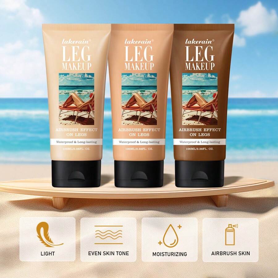 lakerain 100ml Nourishing & Lightweight Leg Makeup, Waterproof & Even