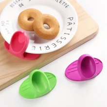 3pcs(Random Color) Silicone Finger Guards, Heat Resistant Anti-Scald Grippers For Kitchen, Thickened Non-Slip Pot Holder Grips For Microwave & Oven Safe Handling Of Hot Plates, Bowls, And Dishes - Multicolor - View 8