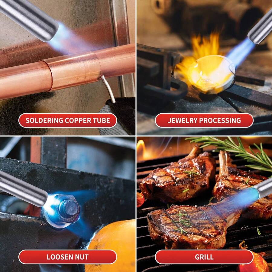 Propane Torch Head, High Intensity Torch Head Trigger Start Gas Torch