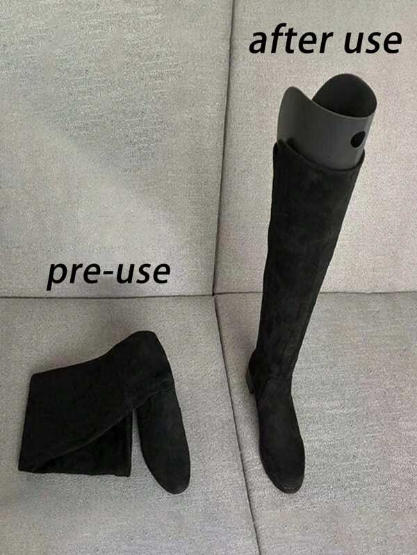 2 Pcs Long Boots High Boots Shoe Support Shaping Plastic Anti-Wrinkle Deformation Shoes Within The Support Boot Frame Elastic Elongated Knee Boots Support Piece, For Women Boot, Cowboy Boot